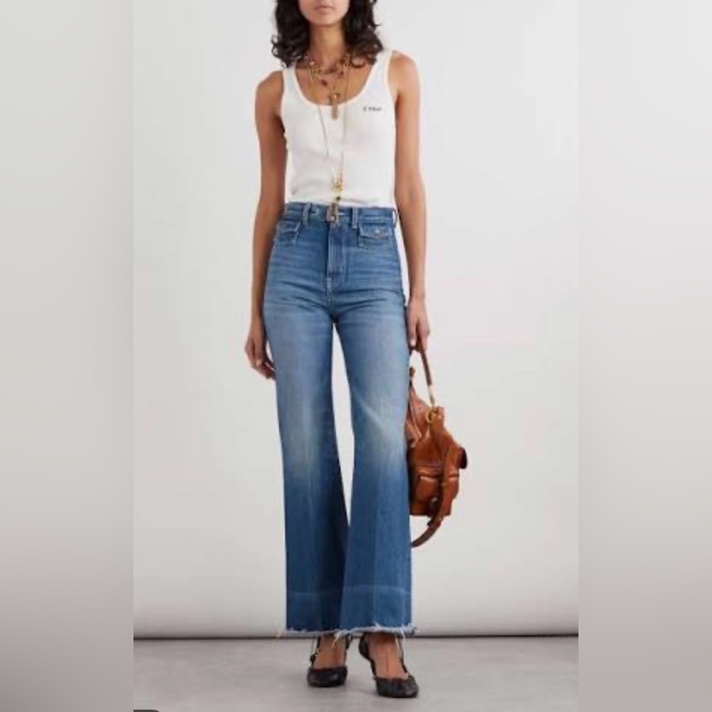 Authentic See By Chloé Button Front Blue Jeans “Made In Italy”